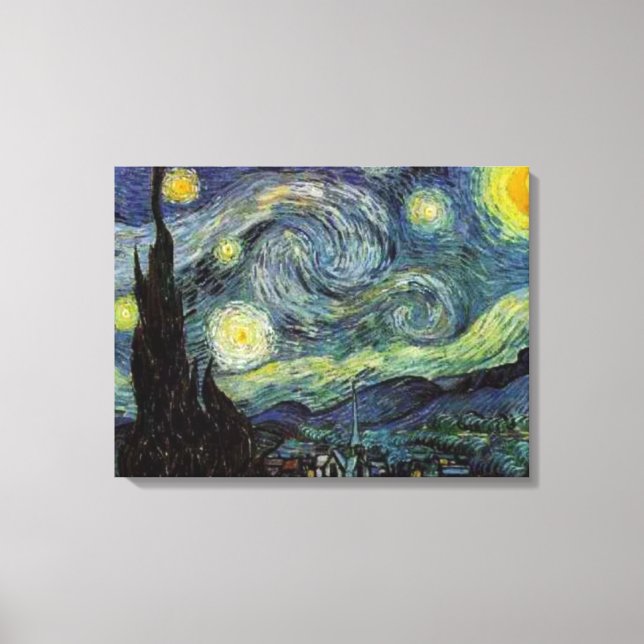 Toile Nuit Van Gogh Starry (Recto)
