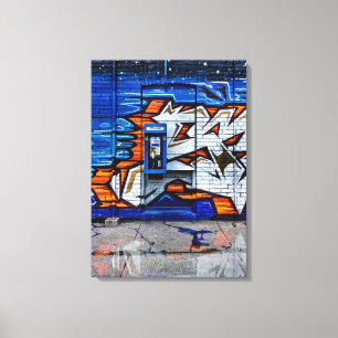 Toile Numéro de cabine de téléphone 12 - Réflexion de la