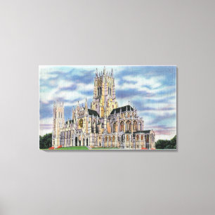 Toile NYC, nouveau YorkCathedral de St John le divin