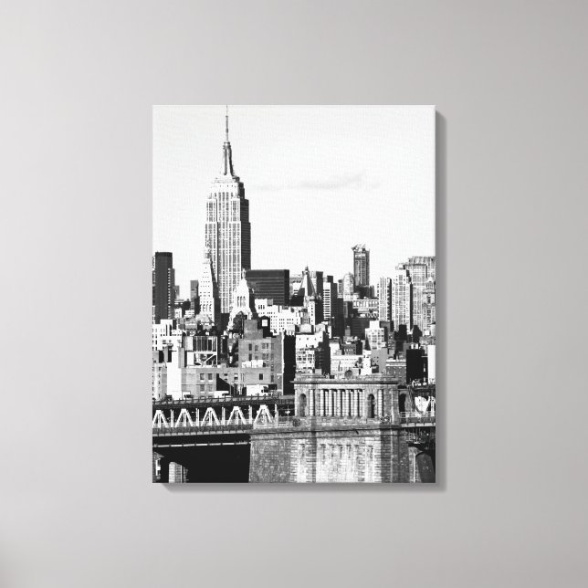 Toile NYC Skyline II (Recto)