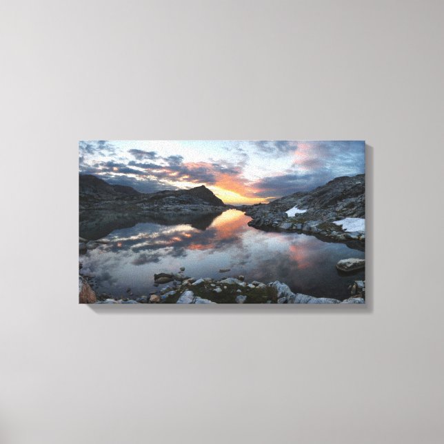 Toile Nydiver Lakes Sunrise 2 - Ansel Adams Wilderness (Recto)