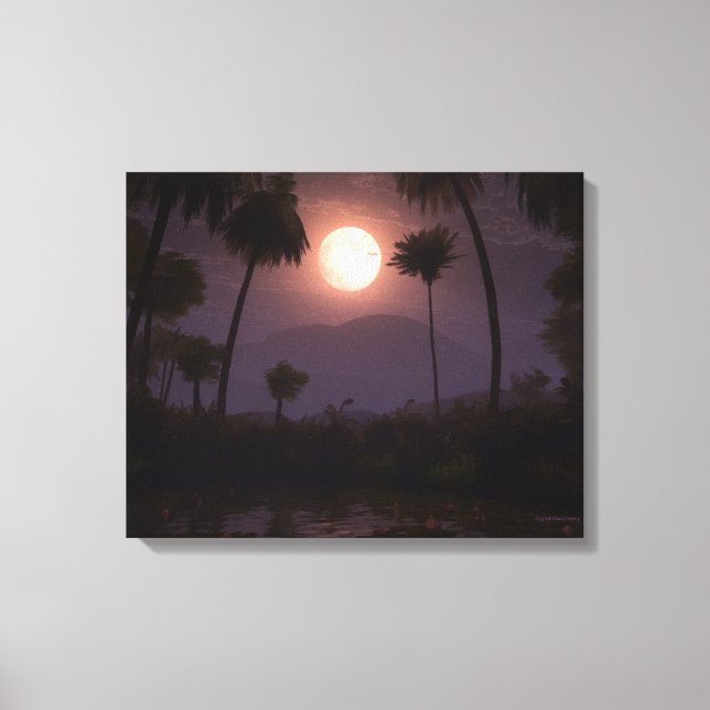 Toile Oasis de Lune (2012) (Recto)