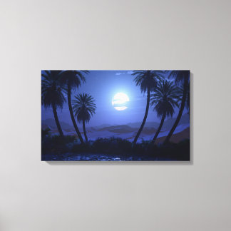 Toile Oasis (Lune Bleue)