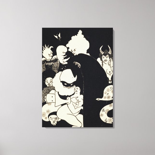 Toile Objets de Lucian, illustration de 'Luc (Recto)