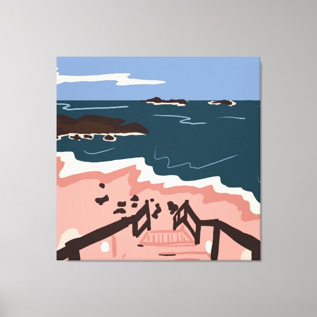 Toile Ocean Blues (Recto)