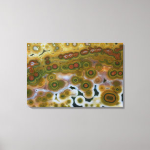 Toile Océan Jasper de couleur jaune