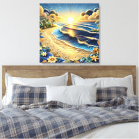 Ocean View Tropical Paper Quilling Effet