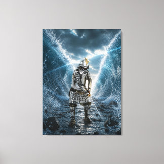 Toile Oda Nobunaga Armure de Samouraï Eau 30x40