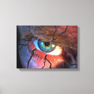 Toile Oeil fissuré