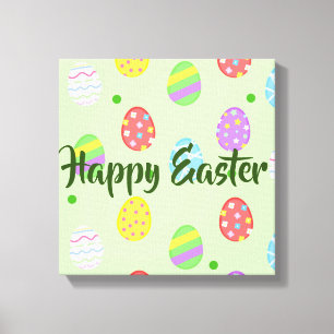 Toile OEufs colorés de Pâques Festival