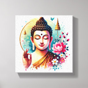 Toile OEuvre d'art de Gautam Bouddha