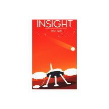 Œuvre d'art de l'atterrisseur Insight Mars