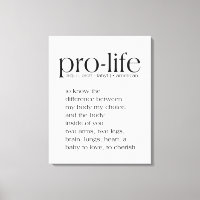 OEuvre murale de définition Pro-Life
