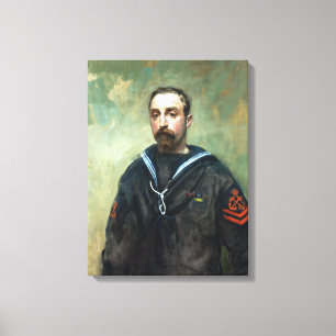 Toile Officier marinier E. Pitcher d'Ambrose McEvoy
