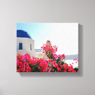 Toile Oia Santorini, Grèce Photographie