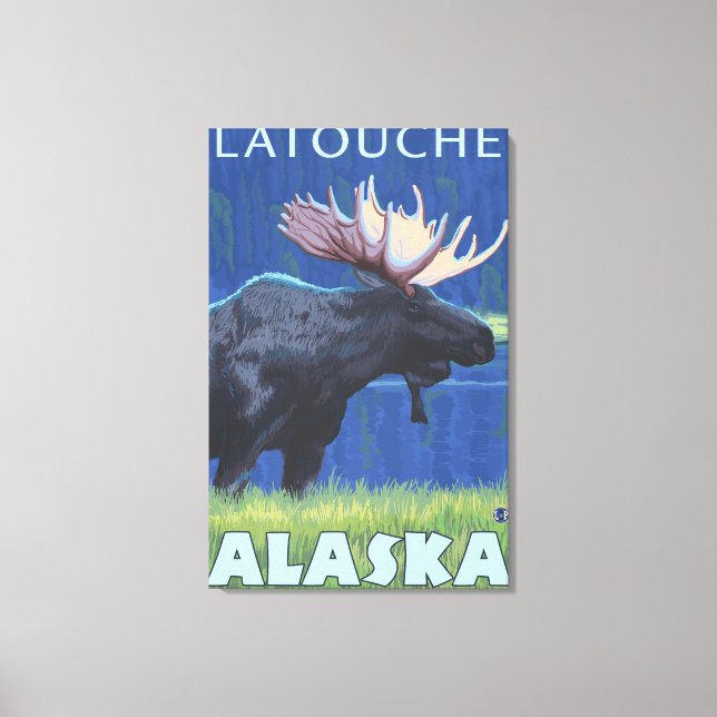 Toile Oie de nuit - Latouche, Alaska (Recto)