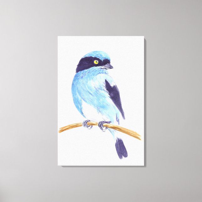 Toile Oiseau bleu (Recto)