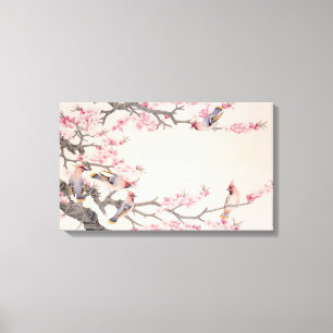 Toile Oiseaux de chant au printemps