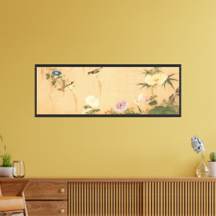 Toile Oiseaux et fleurs de la dynastie Qing chinoise