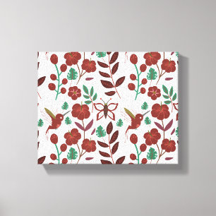 Toile Oiseaux motifs et papillons floraux sans soudure