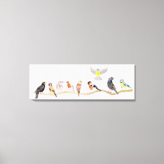 Toile Oiseaux printaniers