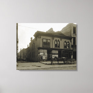 Toile Old Milwaukee 1912 La pharmacie de Diller McGreal 