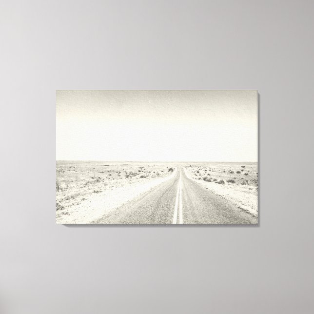 Toile Open Road Desert Photographie Artiste de l'art Imp (Recto)