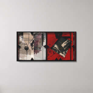 Toile Open Work sur Open Red 12 Canvas Photomontage