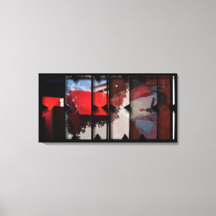 Toile Open Work sur Open Red 18 Canvas Photomontage