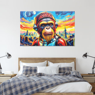 TOILE ORANG-OUTAN DE L'ESPACE -2