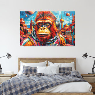 TOILE ORANG-OUTAN DE L'ESPACE -3