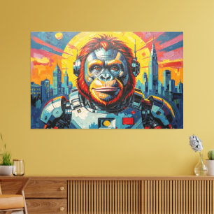 TOILE ORANG-OUTAN DE L'ESPACE -6