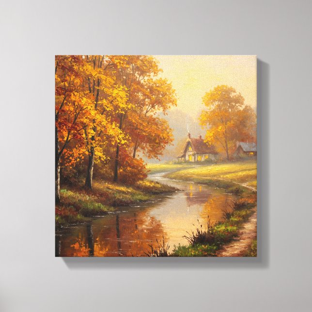 Toile Orange Springs Campagne Canvas Imprimer (Recto)