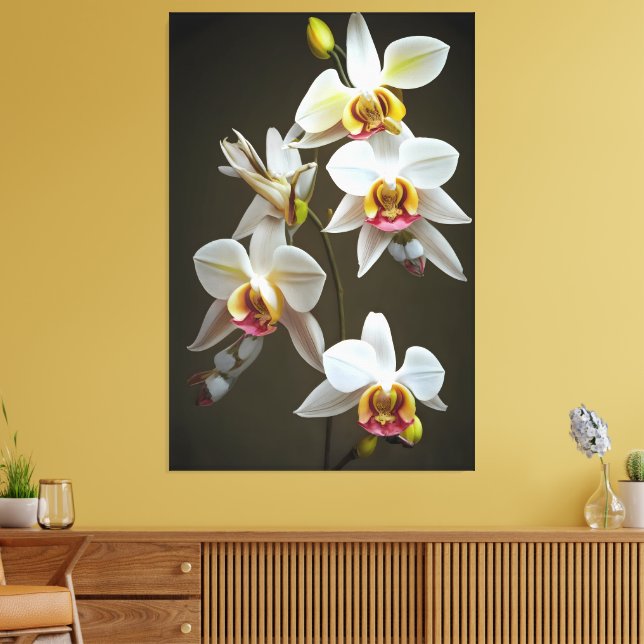 Toile Orchidées Dendroium (Insitu(Salon))