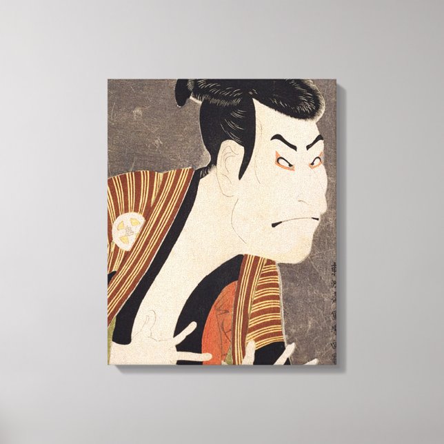 Toile Otani Oniji II de Sharaku ‎ (Recto)