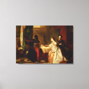 Toile Othello rapportant ses aventures à Desdemona