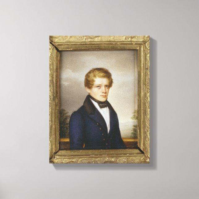Toile Otto von Bismarck, étudiant, 1833 (Recto)