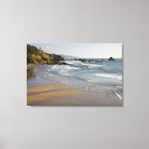 Toile OU, côte de l'Oregon, Ecola State Park, Indien