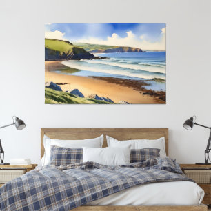 Toile "Où le ciel rencontre le sable calme" - Paysage ma