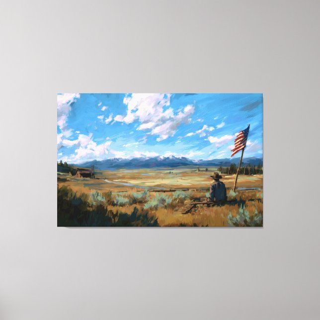 Toile Où le drapeau flotte encore  (Recto)