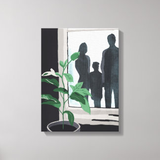 Toile Où nous avons grandi II – Famille et croissance