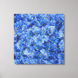 Toile Oublie-moi pas Motif de fleurs