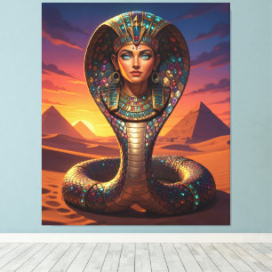 Toile Oudjat – Déesse cobra égyptienne´7