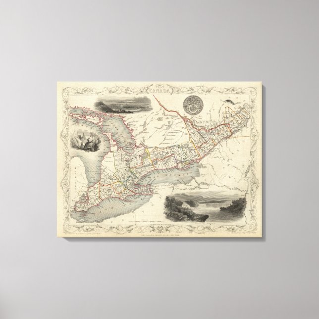 Toile Ouest du Canada (Recto)