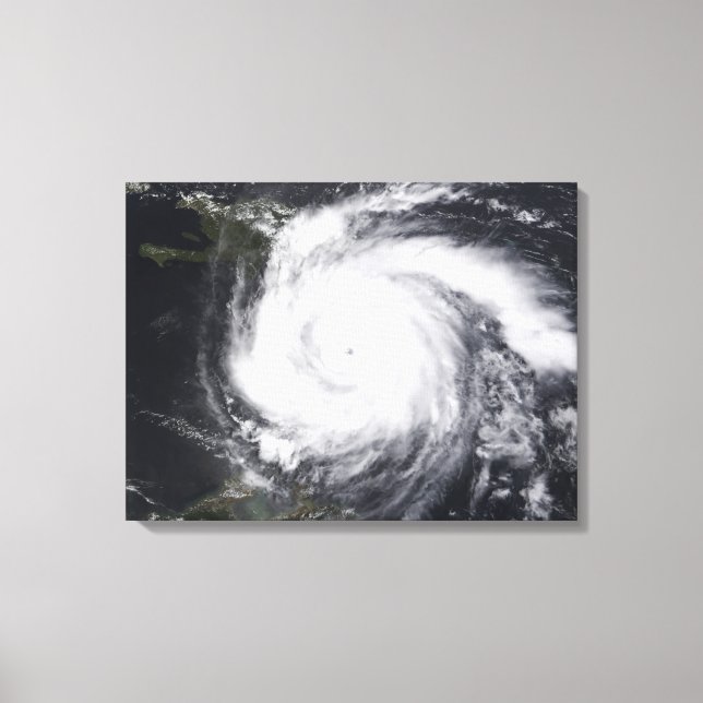Toile Ouragan Dean dans l'Atlantique et les Caraïbes (Recto)