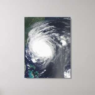 Toile Ouragan Earl broutant la côte de Caroline du Nord