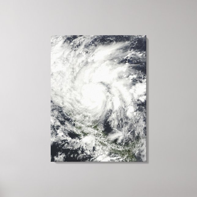 Toile Ouragan Ida au-dessus du Nicaragua (Recto)