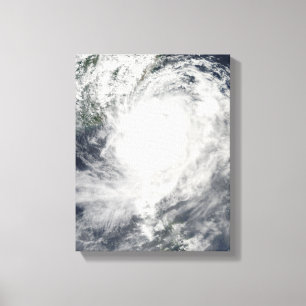 Toile Ouragan Morakot au-dessus de Taïwan