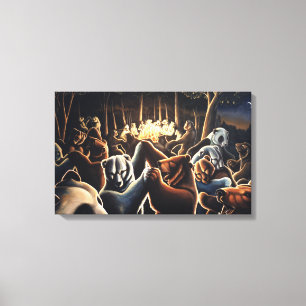 Toile Ours de danse Imprimantes d'art Ours Affiches d'ar