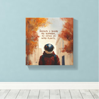 Toile Outro Planeta (com frase)